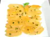 Recette Carpaccio de melon au basilic & huile d'olive