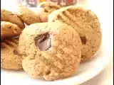 Recette Cookies à la farine de chataîgne, huile d'olive et purée de sésame