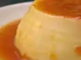 Recette Crème renversée au caramel de rhubarbe