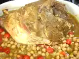 Recette Epaule d'agneau aux épices de tajine et pois chiches
