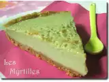 Recette Cheesecake the vert et amande (au tofu)