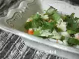 Recette Salade de crabe et avocat au lait de coco