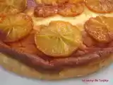 Recette Tarte soufflée au fromage blanc, chocolat et orange