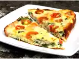 Recette Frittata aux tomates cerises, roquette et jambon