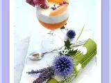 Recette verrine pannacotta melon chèvre à la lavande