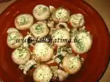 Recette Champignons farcis au beurre d'ail