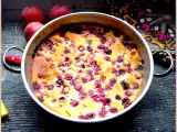 Recette Gratin à la pêche et aux fruits rouges