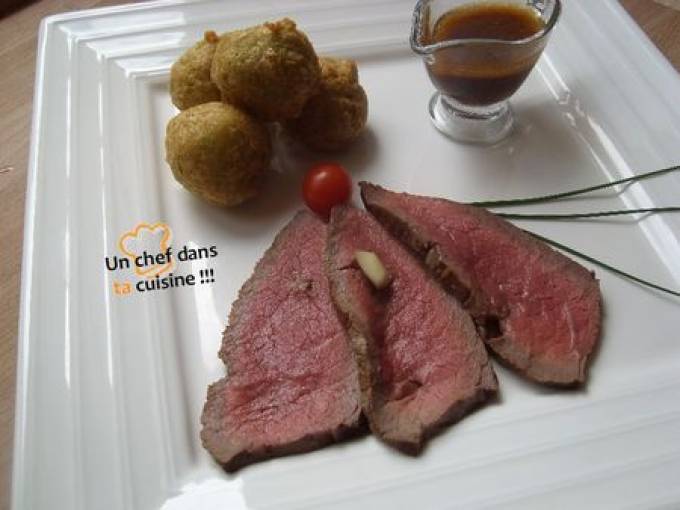 Rôti de boeuf, cuisson basse température