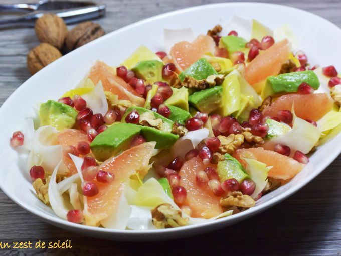 Salade à L'avocat Et Pamplemousse - 42 Recettes Sur Ptitchef