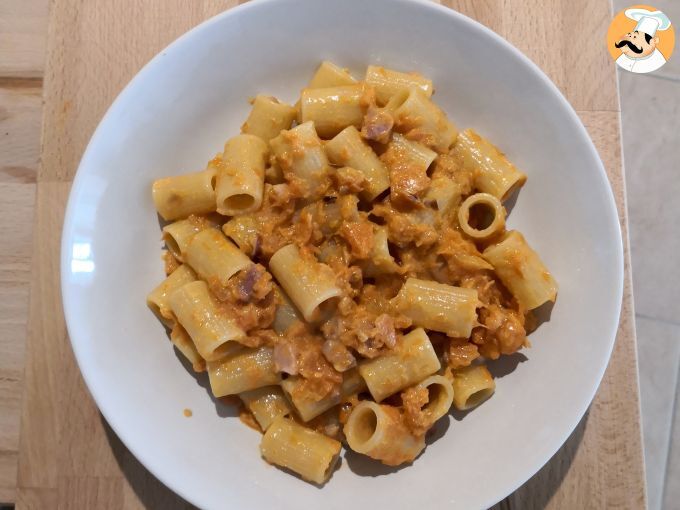 Pâtes à la citrouille et à la pancetta