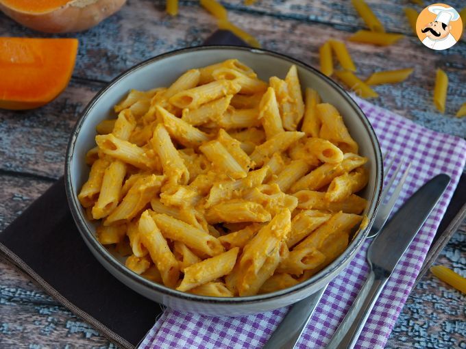 Pâtes au butternut pour un repas ultra réconfortant!