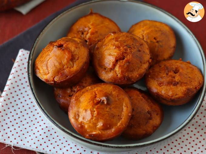 Muffins au chorizo, moelleux et épicés