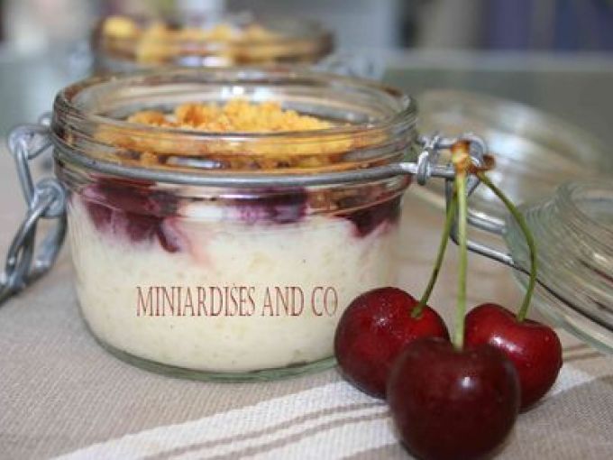 Recette - Verrines de cerises confites 