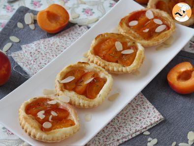 Recette Tartelettes tatin aux abricots, le dessert rapide lorsqu'on a des invités!
