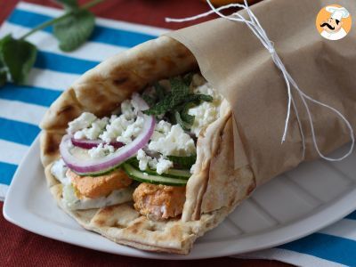 Recette Gyros au saumon, le sandwich grec au poisson parfait pour l'été!