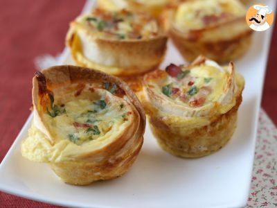 Que faire avec des tortillas? des petites quiches faciles et économiques!