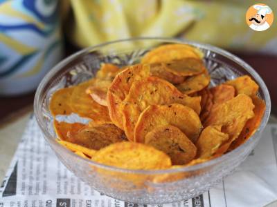 Recette Chips de patates douces au micro-ondes