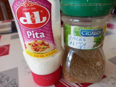 Recette Epices pour pitta