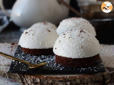 Recette Dessert chocolat et noix de coco, fondant et croquant!