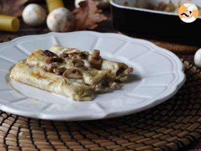 Recette Cannelloni champignons et saucisse : un plat gourmand pour toute la famille!