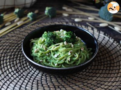 Recette Pâtes crémeuses au brocoli et aux amandes