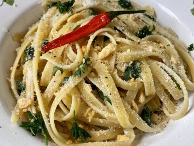 Recette Fettucce aglio, olio e peperoncino : une recette italienne pleine de caractère de casa bandera