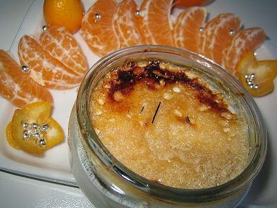 Recette Crème brûlée ricotta-mandarine!!!