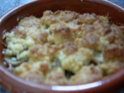 Recette Farine sans gluten : crumble noix de coco ....