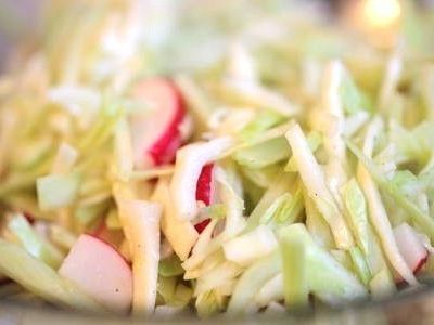 Recette Salade de chou, fenouil et radis