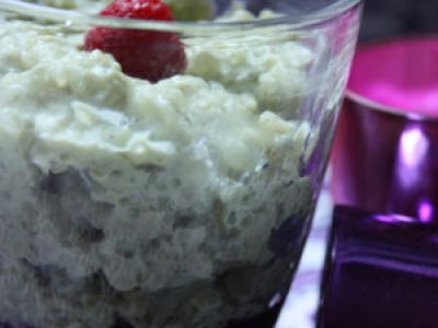 Recette Tapioca au thé matcha et fruits rouges