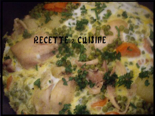 tajine petit pois carotte poulet