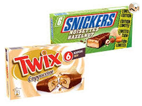 Deux nouveaux plaisirs glacés pour Twix et Snickers