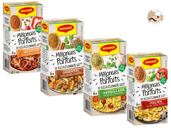 Assaisonnez vos plats avec les Mélanges Parfaits Maggi