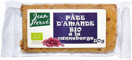 Nouveau délice pour la pause goûter : Pâte d'amande à la canneberge de Jean Hervé