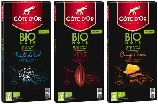 Des tablettes de chocolat bio signées Côte d'Or