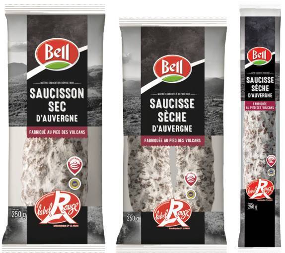 Le saucisson sec et la saucisse sèche de Bell