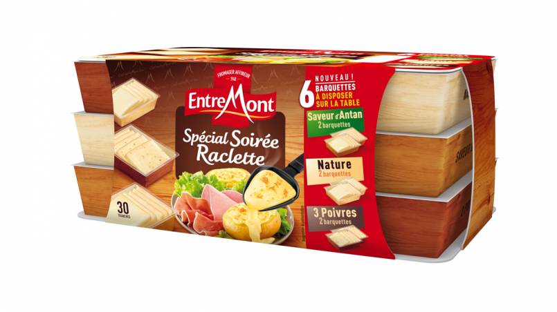 Entremont : des mini barquettes prêtes à servir pour partager des instants raclette