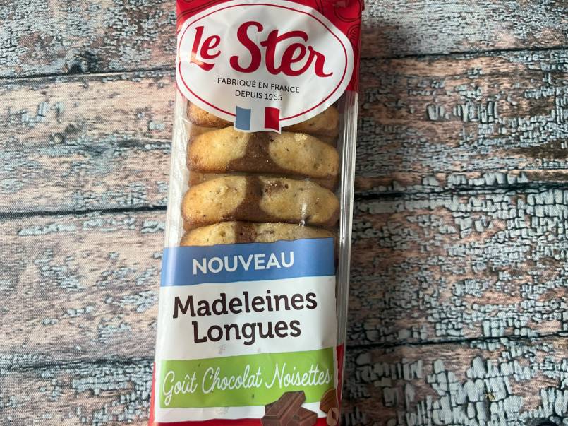 Nouvelle saveur par Le Ster : Madeleine Goût Chocolat Noisettes