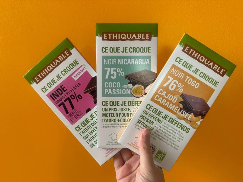 Ethiquable dévoile trois nouveautés : une expérience chocolatée et équitable!