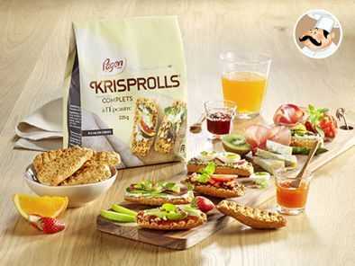 Un petit-déjeuner avec Krisprolls complet à l'épeautre !