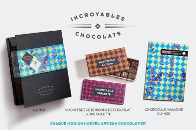 Incroyables Chocolats, la première box 100% chocolatée