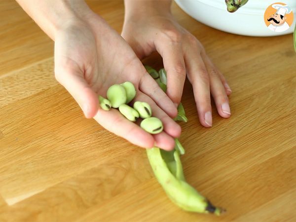 Salade de fèves aux lardons - Recette Ptitchef