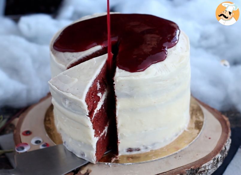 Red velvet cake et glaçage au cream cheese - Recette Ptitchef