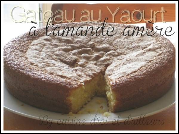 Gateau Au Yaourt Et A L Amande Amere Recette Ptitchef