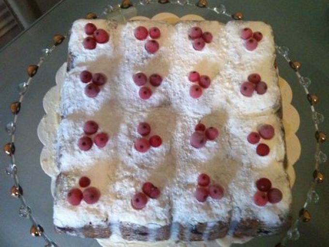 Gateau Blanche Neige Aux Fruits Rouges Recette Ptitchef