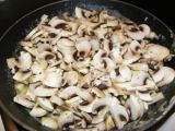 Etape 4 - Tourte aux noix de saint-jacques, poireaux et champignons