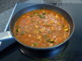 Etape 3 - Flan de courgette à la tomate et au basilic
