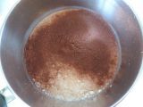 Etape 1 - Flan à la confiture de lait cacao et noisettes, sans farine