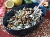 Etape 7 - Salade de concombre et pommes de terre croustillantes