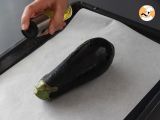 Etape 2 - Comment rôtir et peler facilement une aubergine au four?